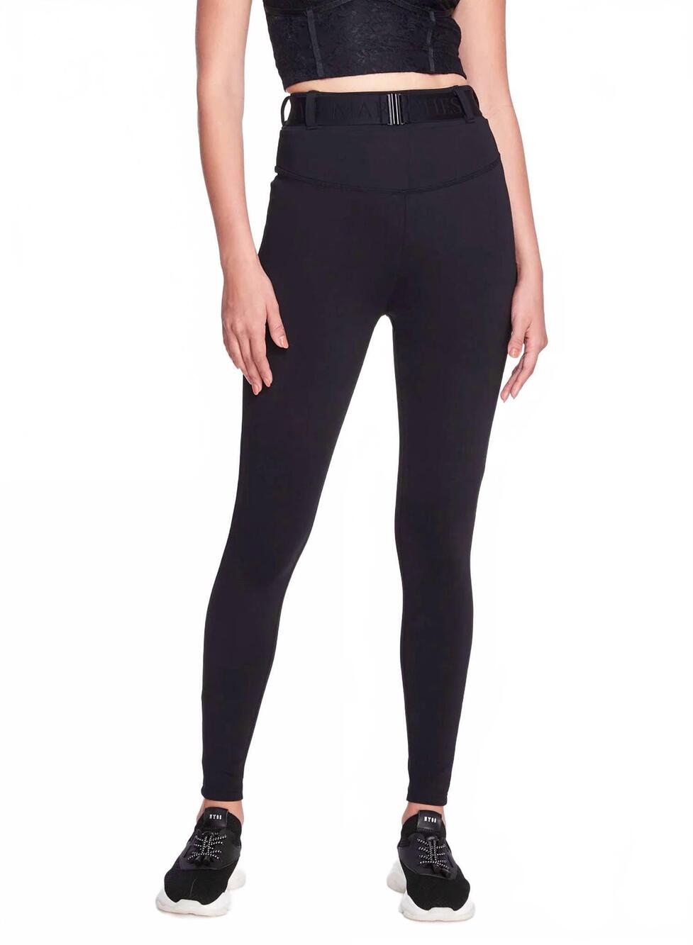 NEW MARCHESA ATHLEISURE dakota leggings in black